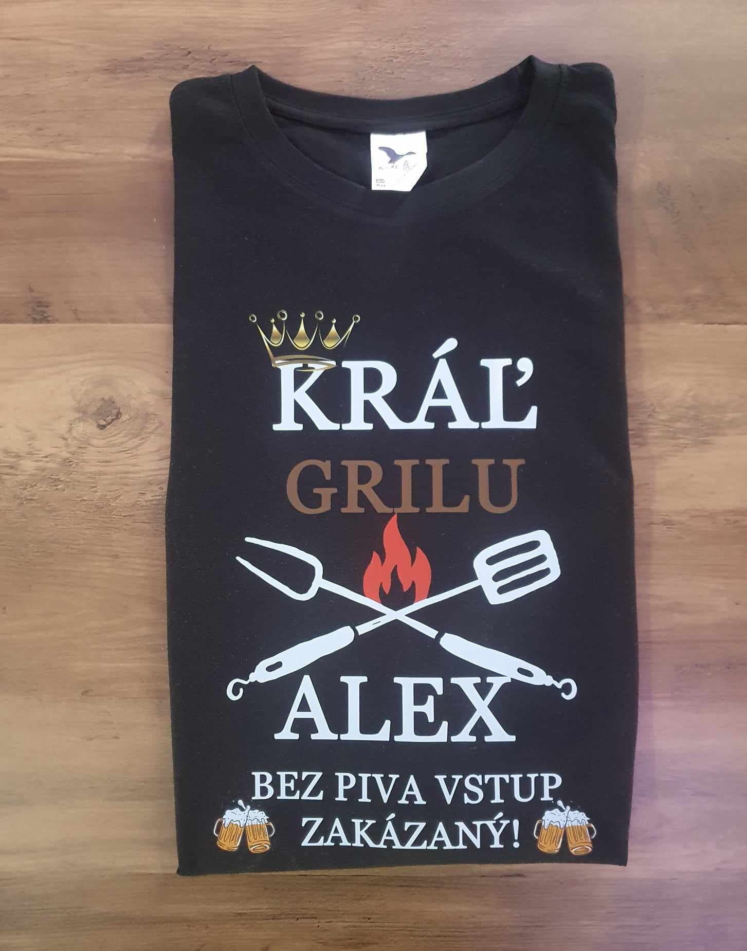 Pánske tričko Kráľ Grilu