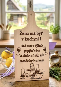 Lopárik veľký - Žena má byť v kuchyni