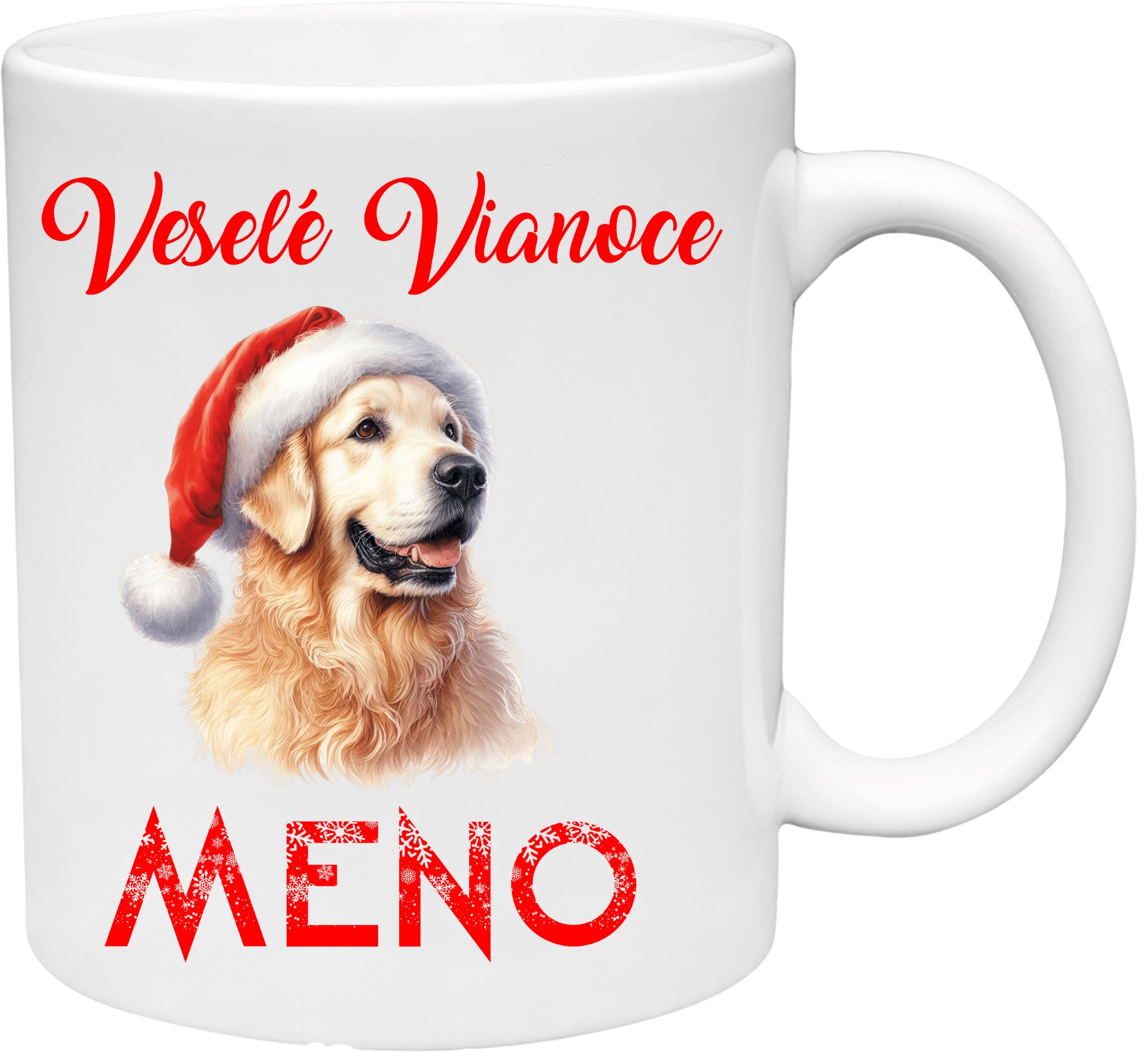 Vianočný hrnček Zlatý retríver (s krabičkou)