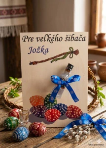 Drevená tabuľa pre veľkých šibačov - personalizovaná