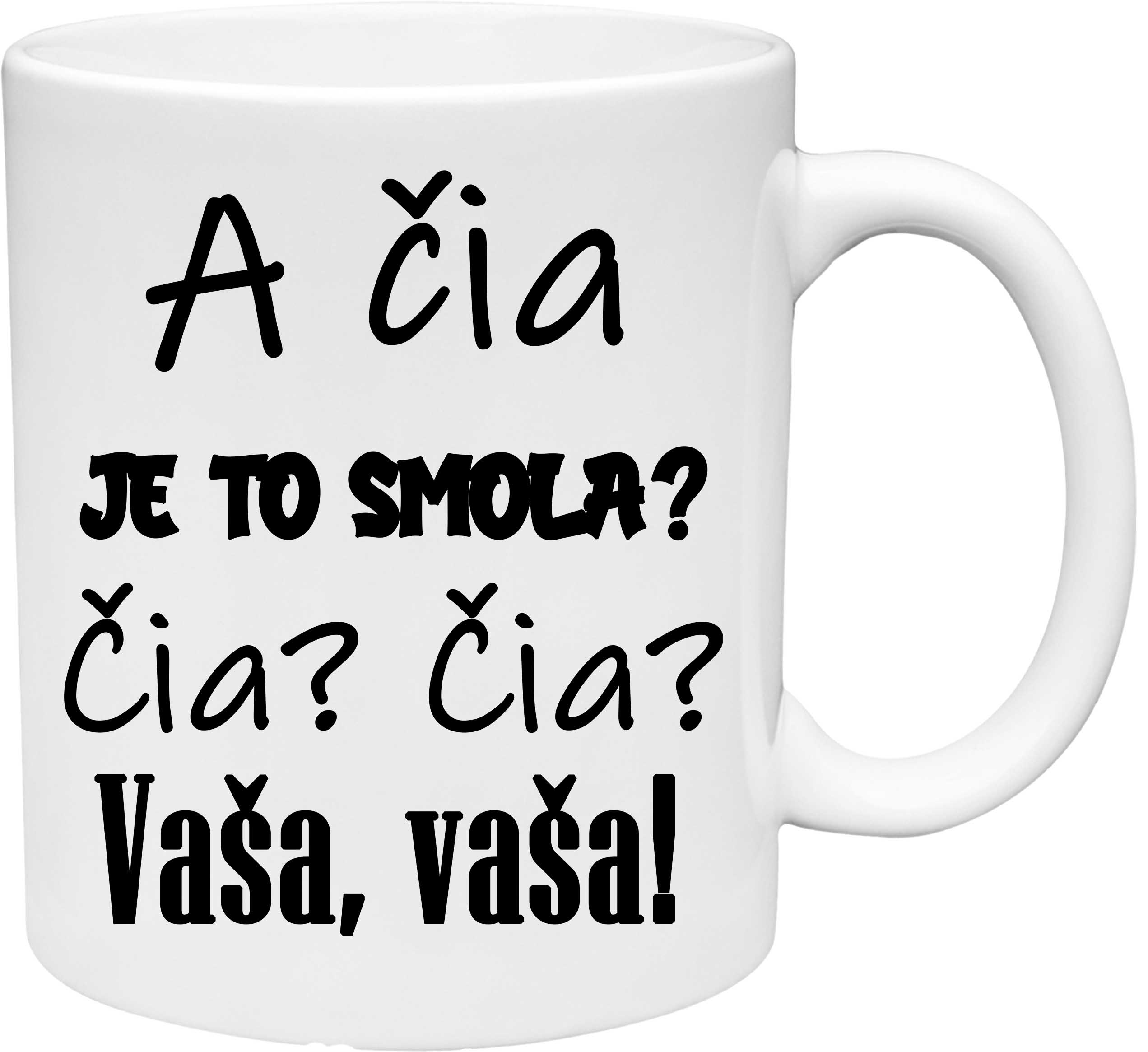 Hrnček A čia je to smola?(s krabičkou)