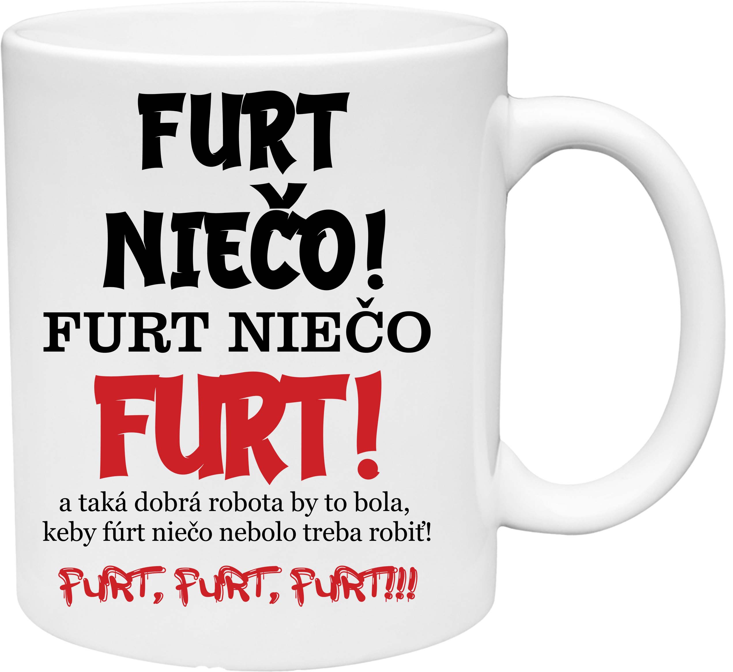 Hrnček Furt niečo (s krabičkou)