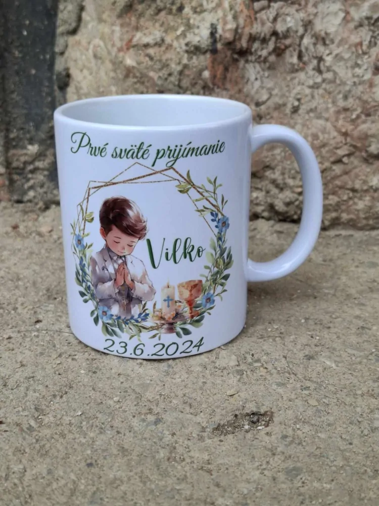 Hrnček Prvé sväté prijímanie kalich  (s krabičkou)