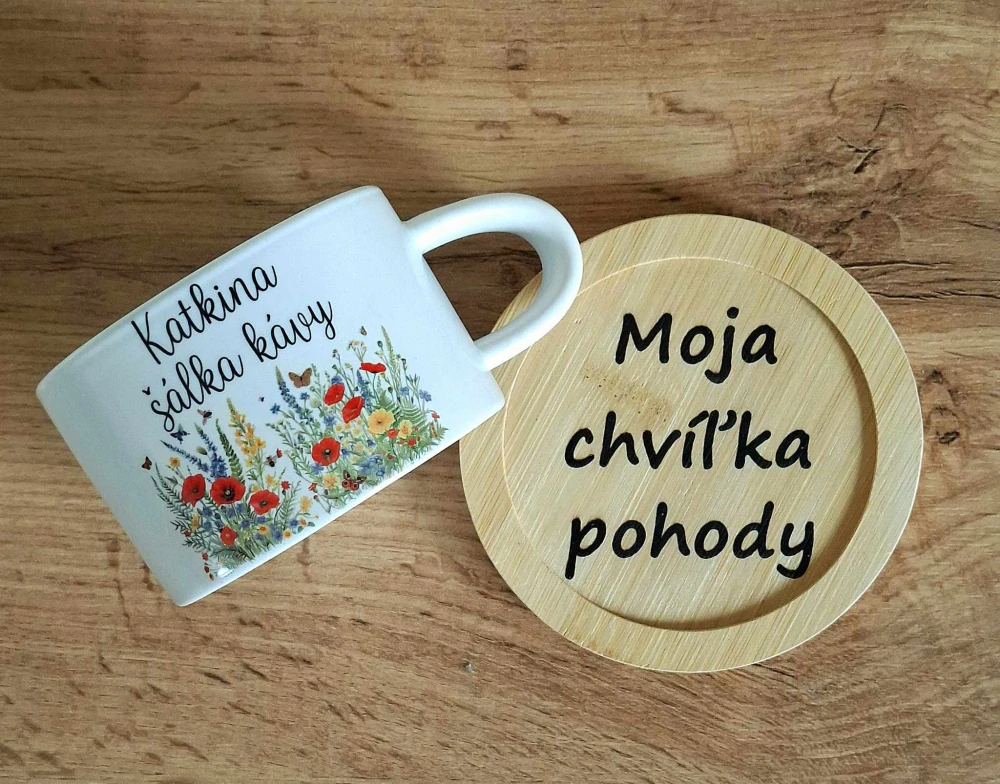 Hrnček Makrónka - šálka kávy