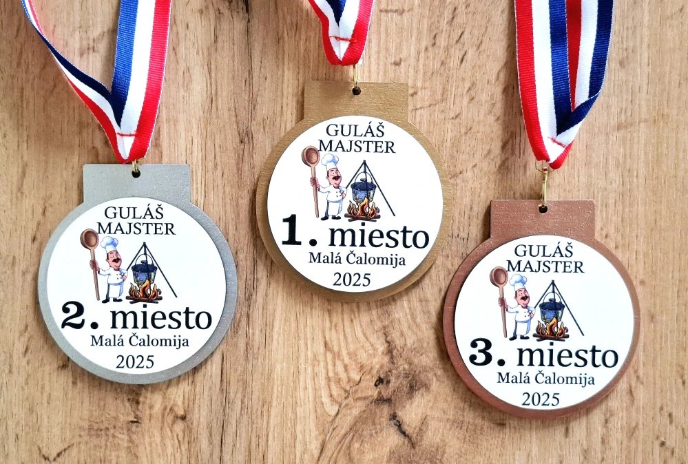 Medaily guláš majster 1 2 3 miesto