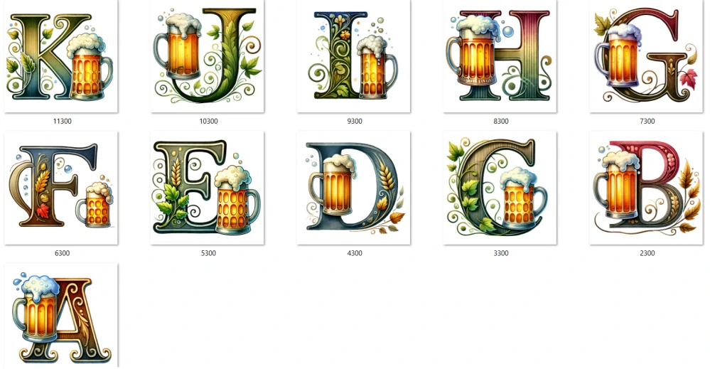 Hrnček Iniciálka Pivko s vlastným Menom (s krabičkou)