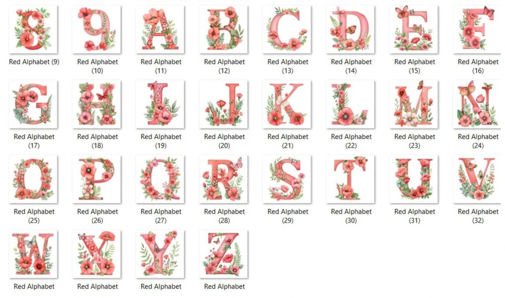 Hrnček Iniciálka kvietky s vlastným Menom (s krabičkou)