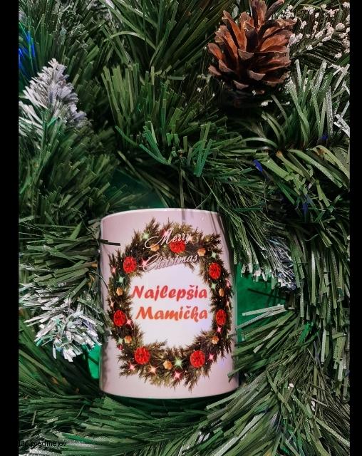 Hrnček Najlepšia mamička Veselé Vianoce (s krabičkou)