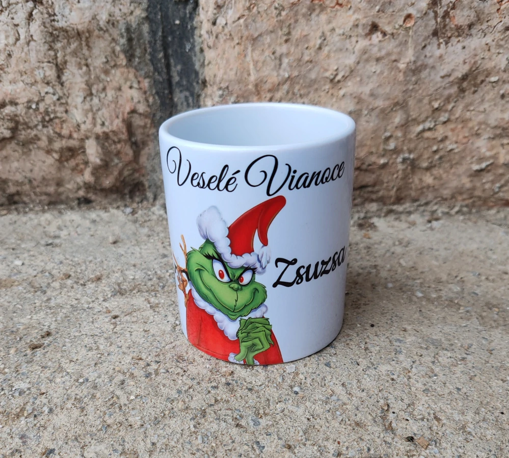 Hrnček Grinch -  Dnes som trochu náladová (s krabičkou)