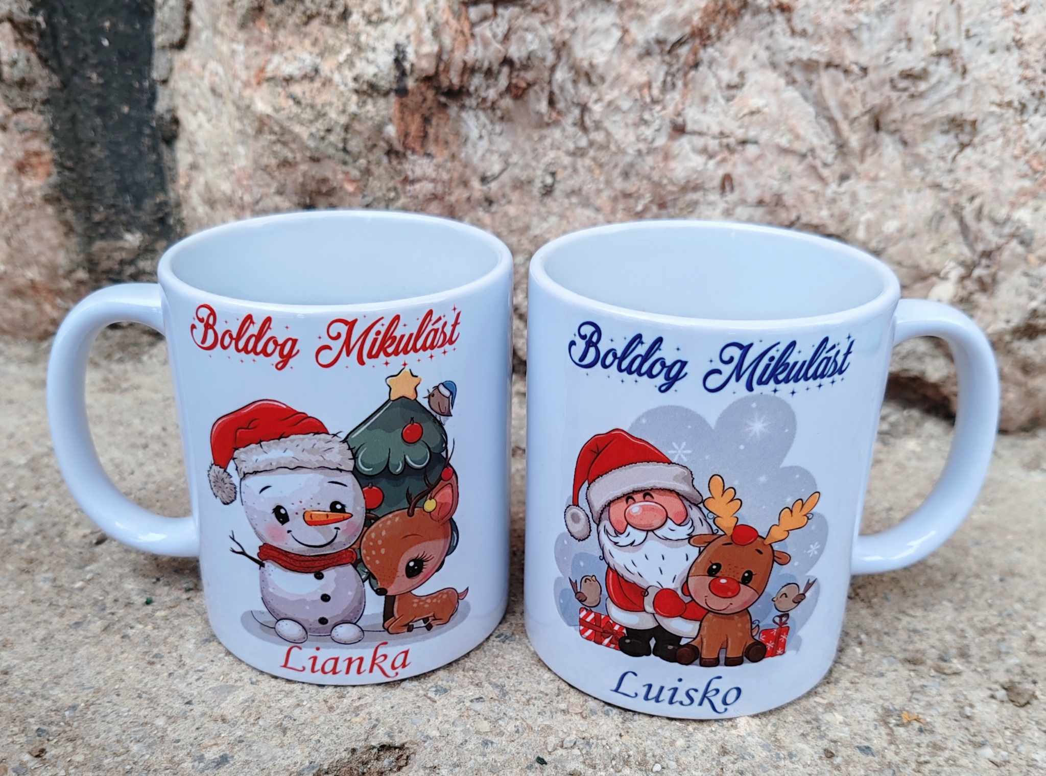 Hrnček Boldog Mikulást (s krabičkou)