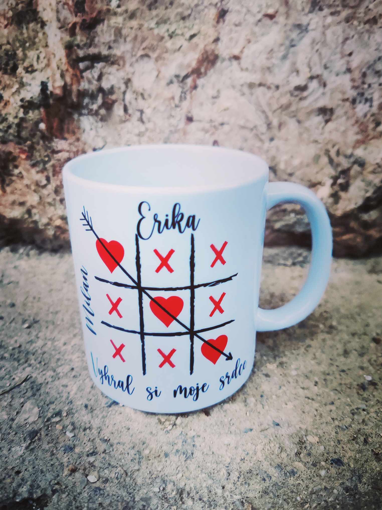 Sada 2 Hrnčeky Vyhral/a si moje srdce (s krabičkou)