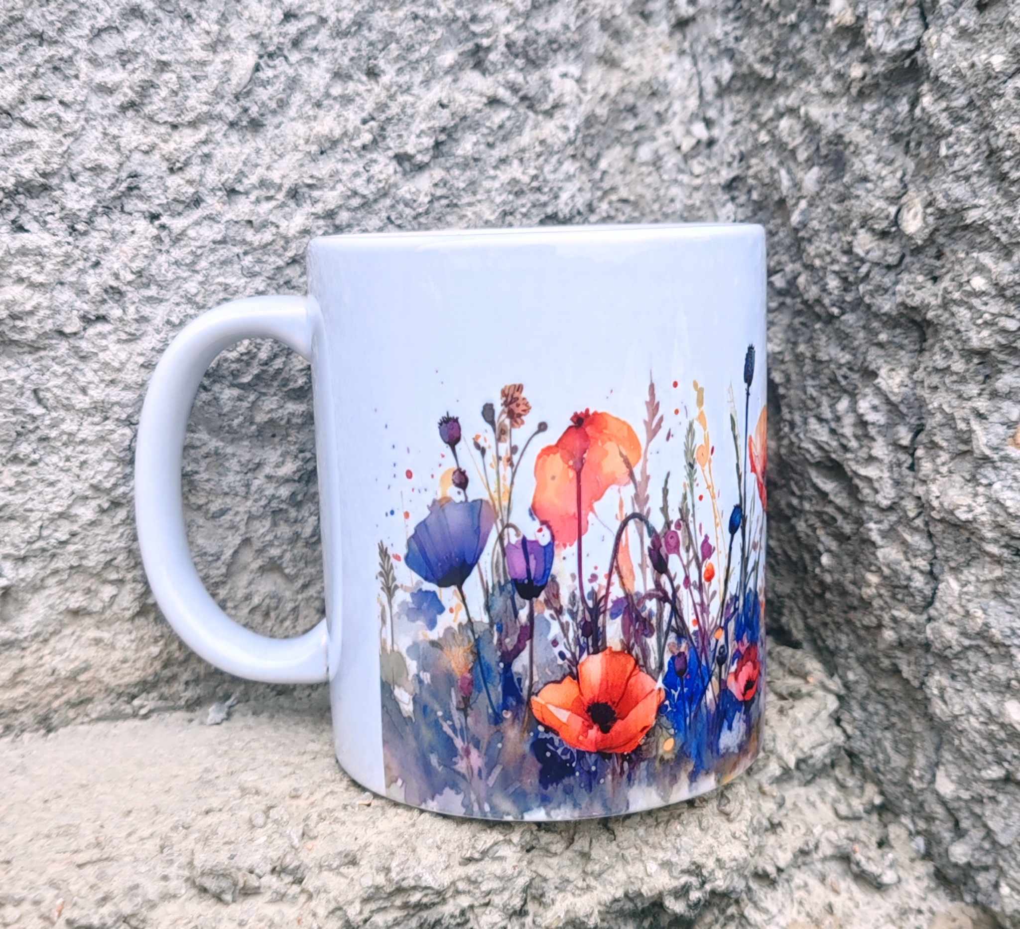 Hrnček Poľné kvety 1 - Najlepšia pani učiteľka (s krabičkou)