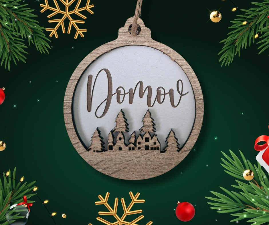 Drevené vianočné ozdoby 