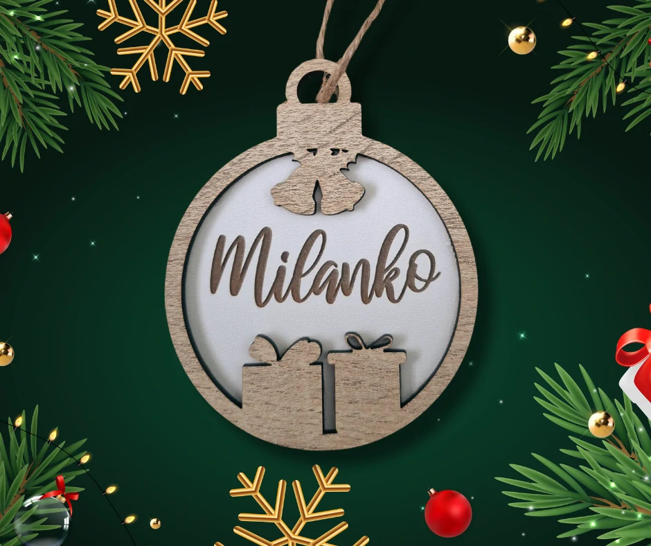 Drevené vianočné ozdoby 