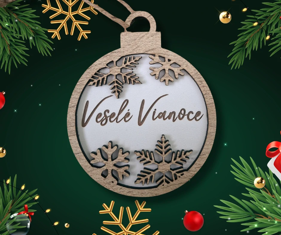 Drevené vianočné ozdoby 