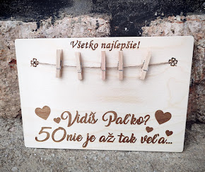 Drevená tabuľa Vidíš ... nie je až tak veľa srdiečka