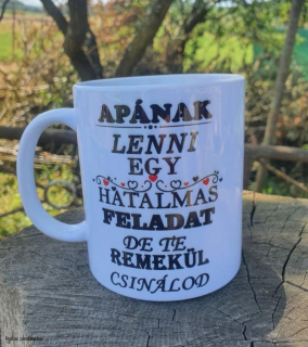 Hrnček apának lenni egy (s krabičkou)