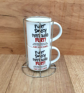 Hrnčeky Furt dačo sada so stojanom 250ml(s krabičkou)